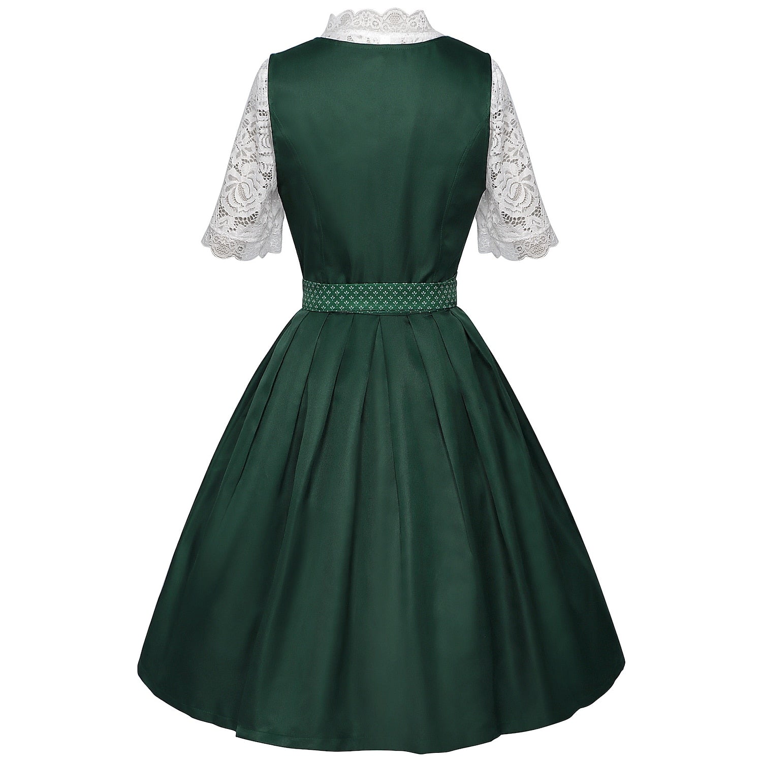 Bavarian dirndl dress – Oktoberfest | With apron & lace blouse for a traditional look 3