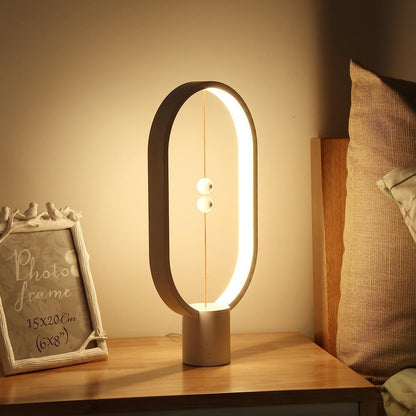 BeechGlow | Elegant Modern Wooden Table Lamp with Magnetic Switch 4