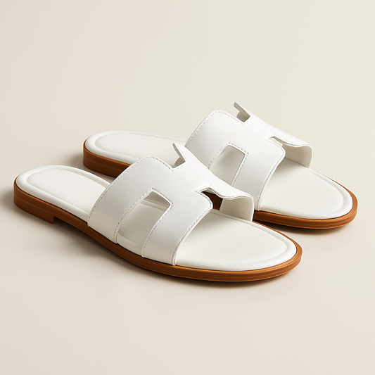Black Flat Sandals for Women with Adjustable Straps and Ergonomic Footbed – Stylish Cut Out Design 0