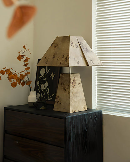 PineAura - Wooden Table Lamp