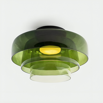 Brilora | Modern Scandinavian Bauhaus Glass Layered Pendant Lamp 13