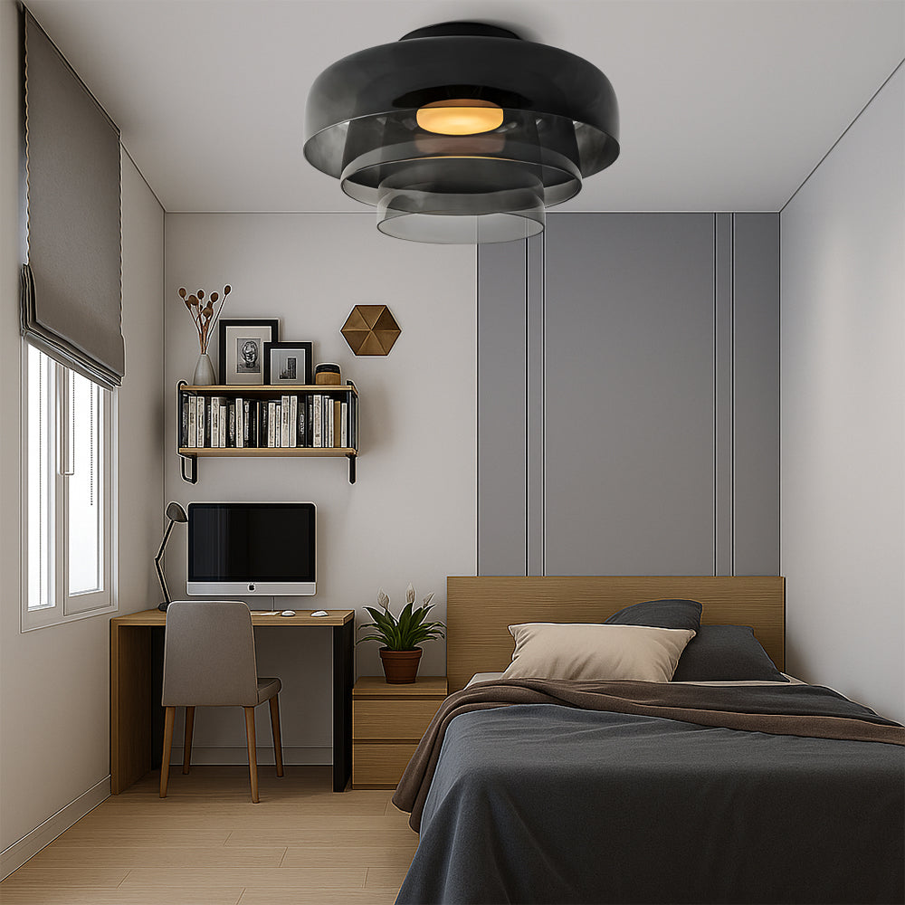 Brilora | Modern Scandinavian Bauhaus Glass Layered Pendant Lamp 6