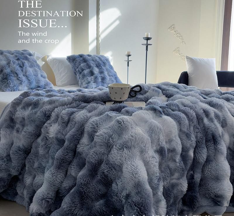 BubbleLux | Cozy Versatile Tie Dye Winter Throw Blanket 0