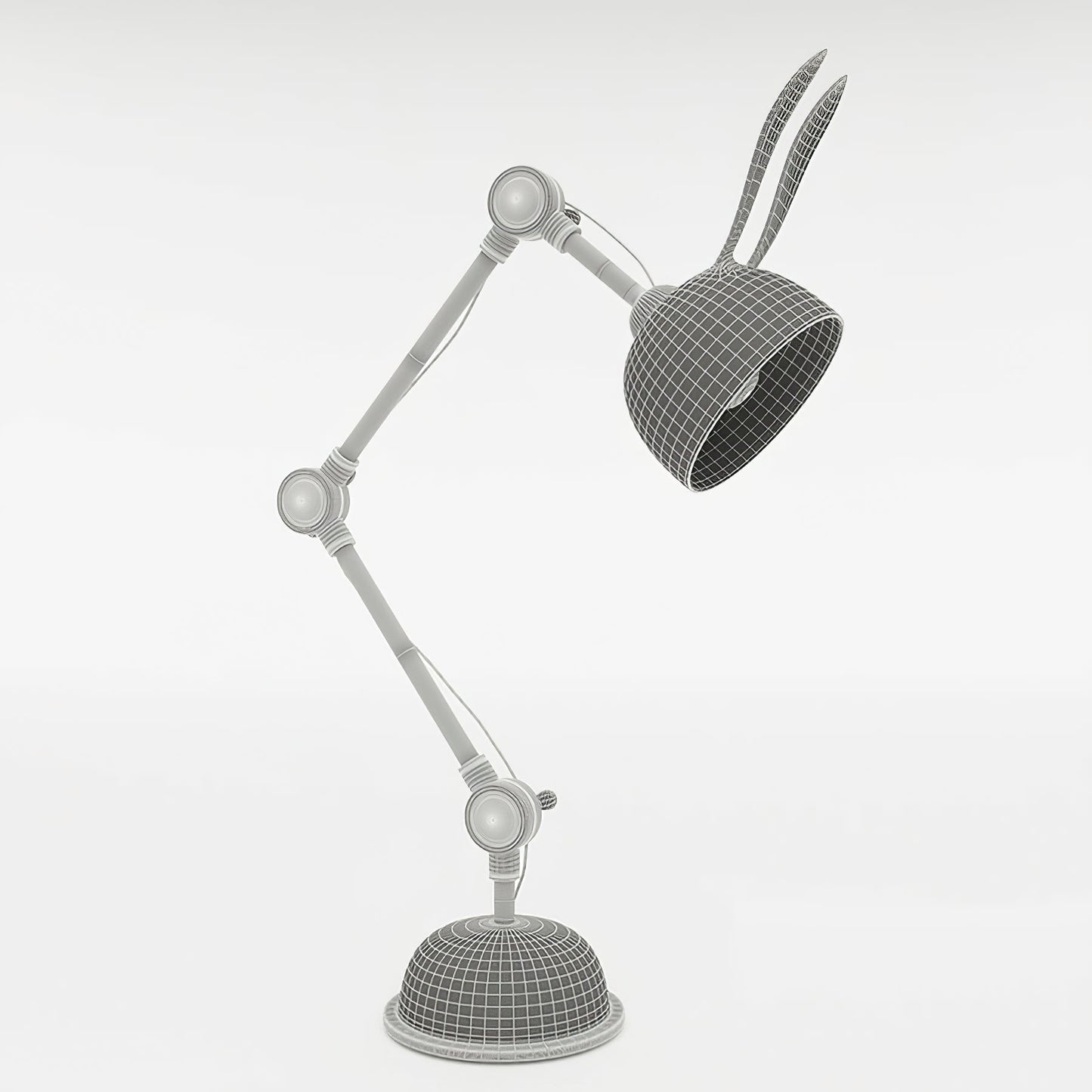 HareLuxe – Lampada da Tavolo con Orecchie di Coniglio Dorate