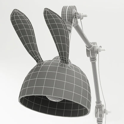 HareLuxe – Lampada da Tavolo con Orecchie di Coniglio Dorate