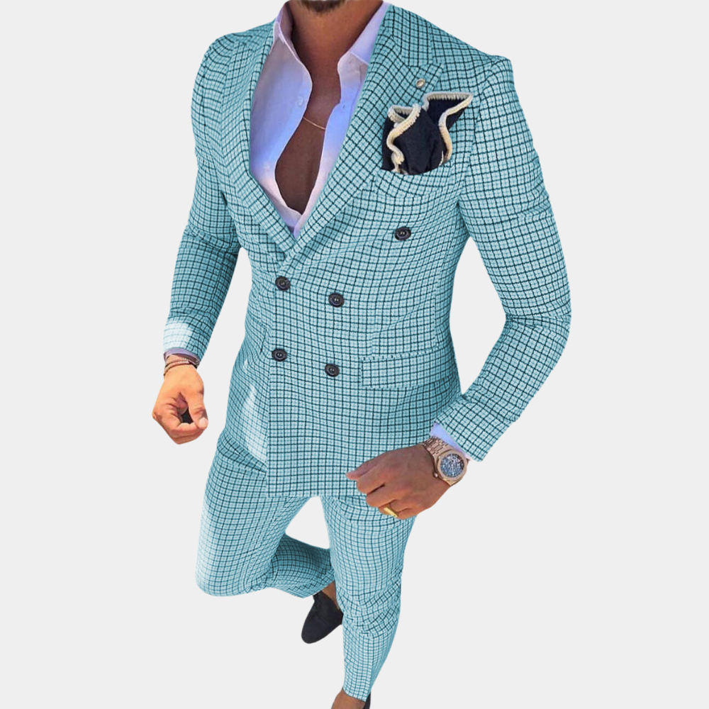 Quennel - Stylish Two-Piece Men's Suit for All Seasons, Comfortable Fabric-4