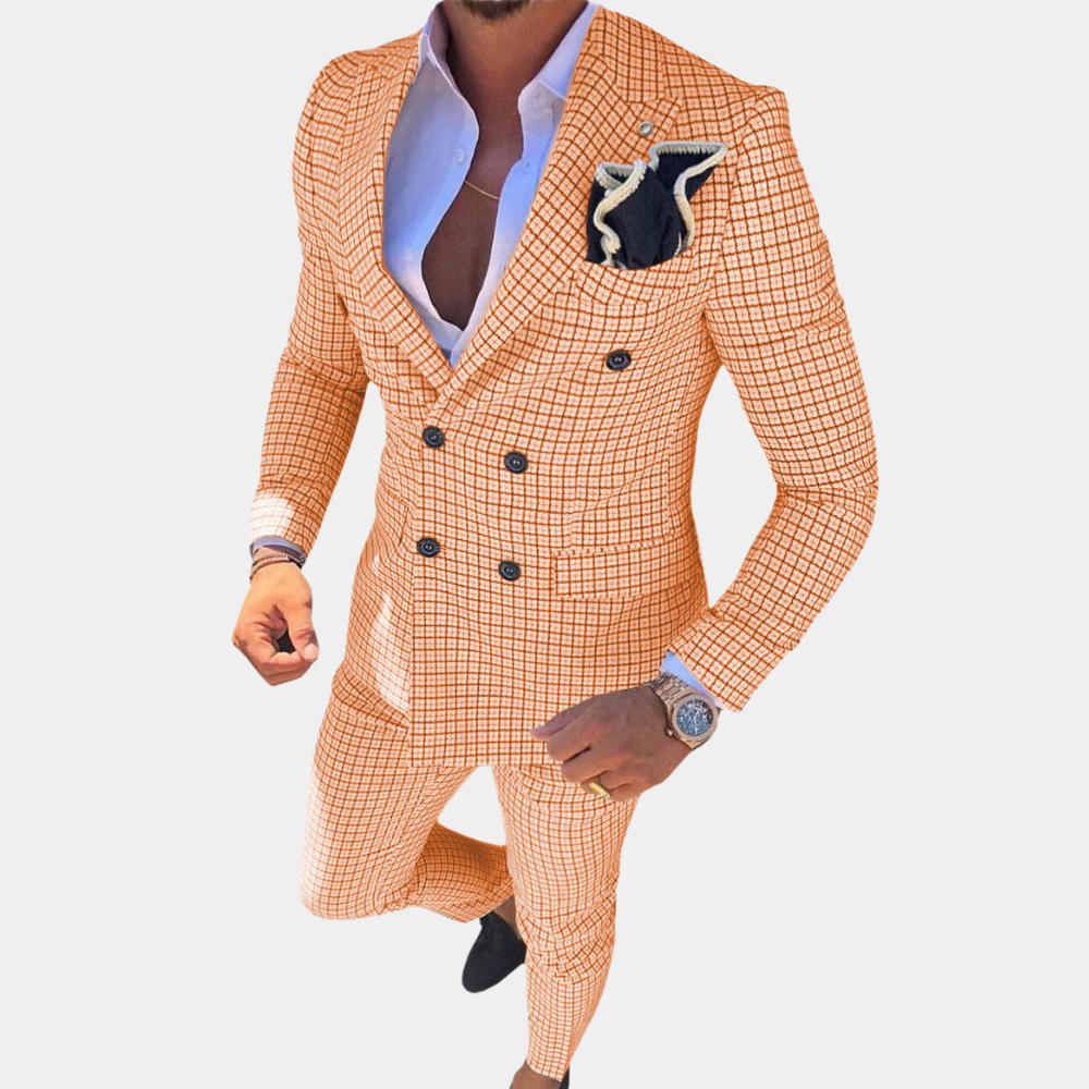 Quennel - Stylish Two-Piece Men's Suit for All Seasons, Comfortable Fabric-3