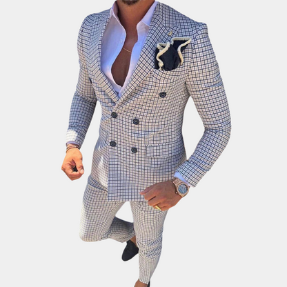 Variant image for Quennel - Stylish Two-Piece Men's Suit for All Seasons, Comfortable Fabric-5