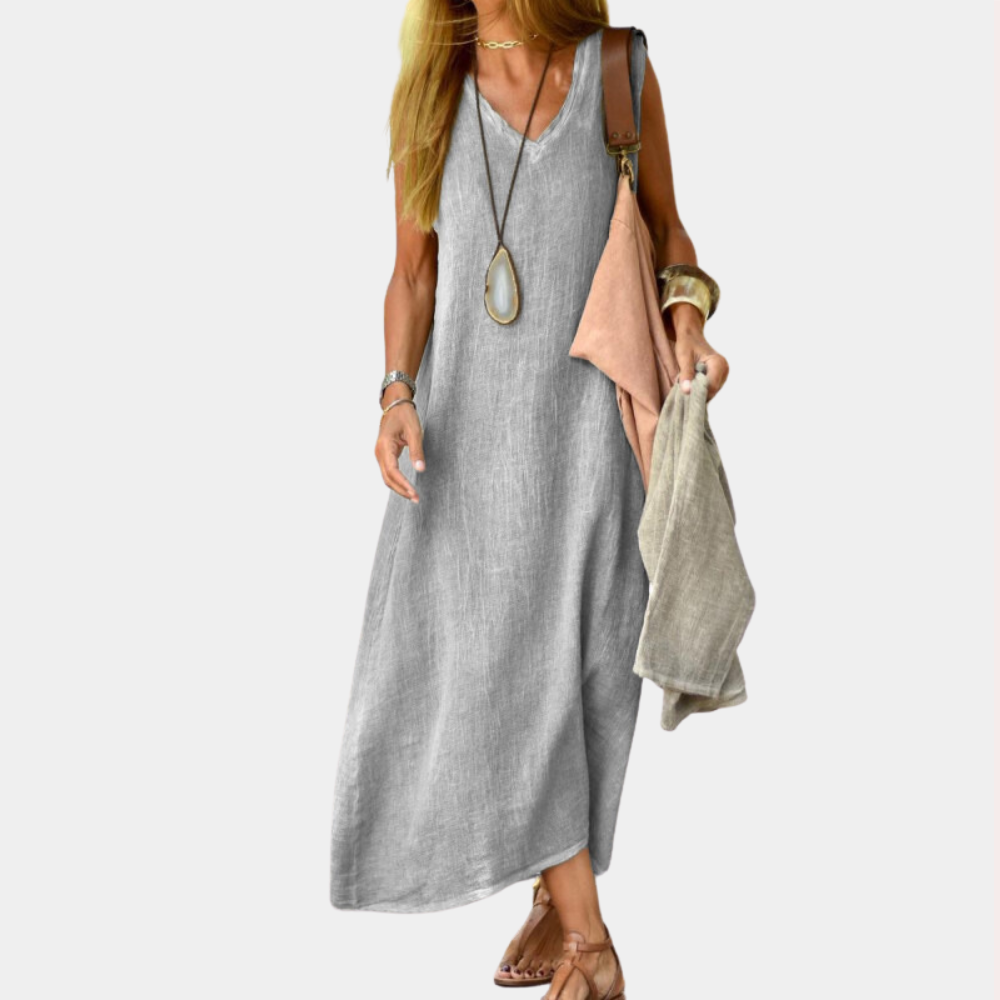Variant image for Women's Maxi Dress Pink Size M Cotton-13