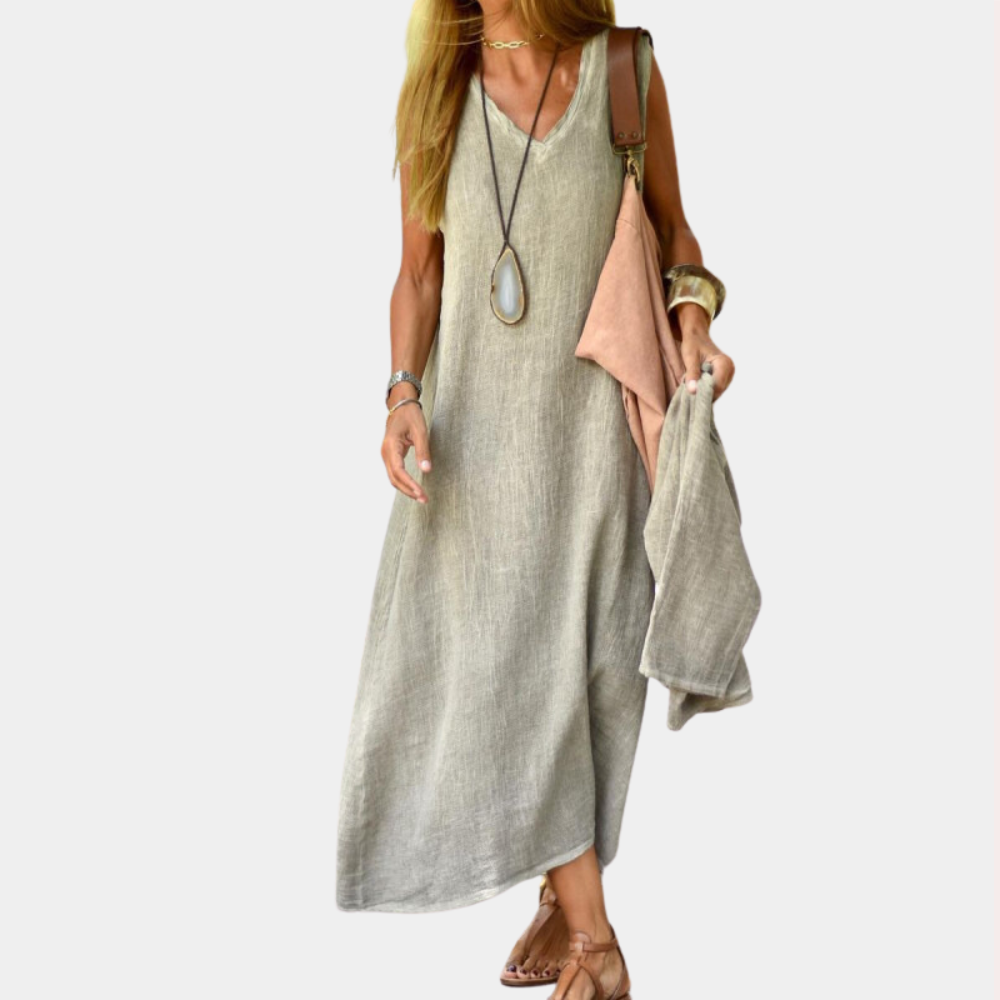 Variant image for Women's Maxi Dress Pink Size M Cotton-19