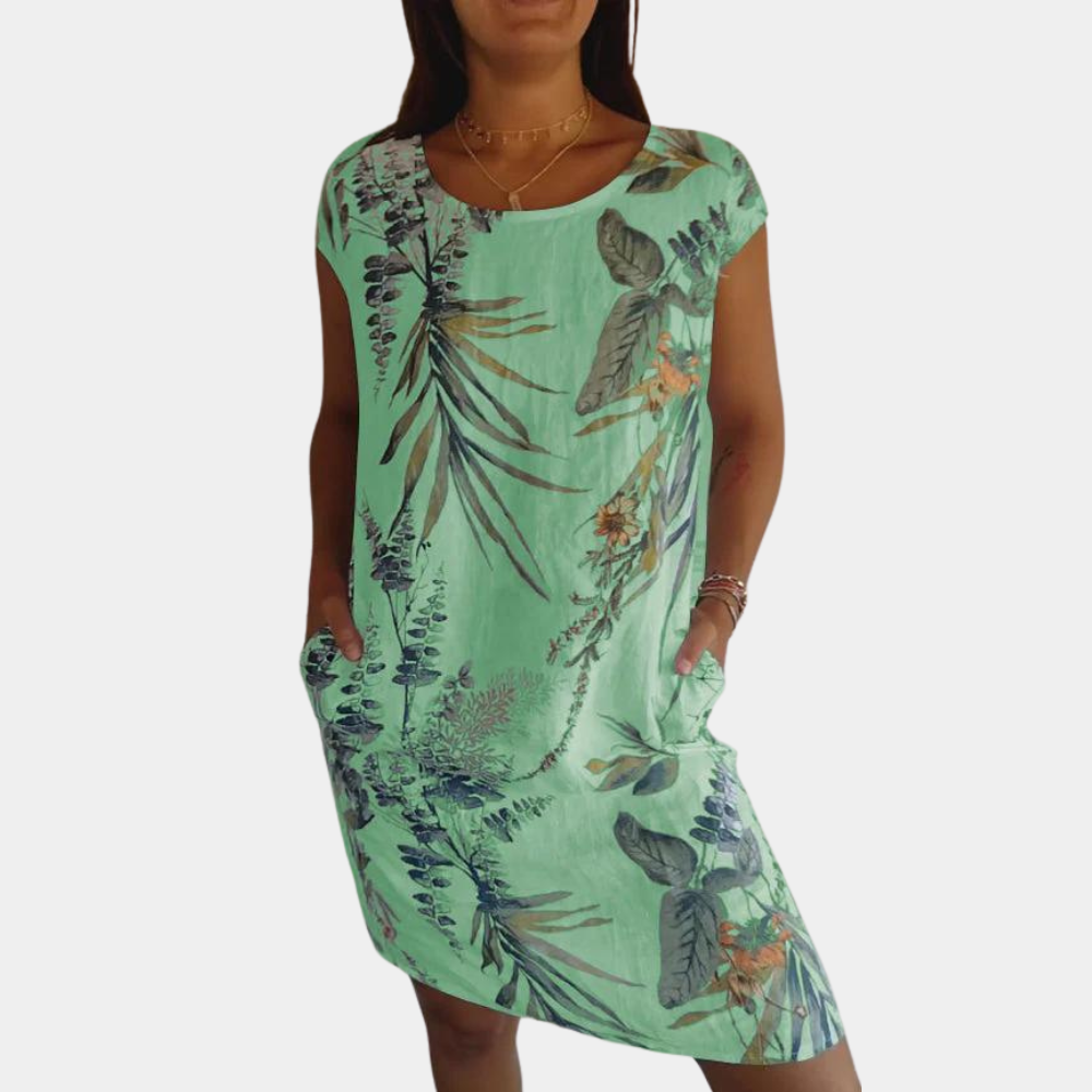 Variant image for Women's Summer Dress White Size M Cotton-19