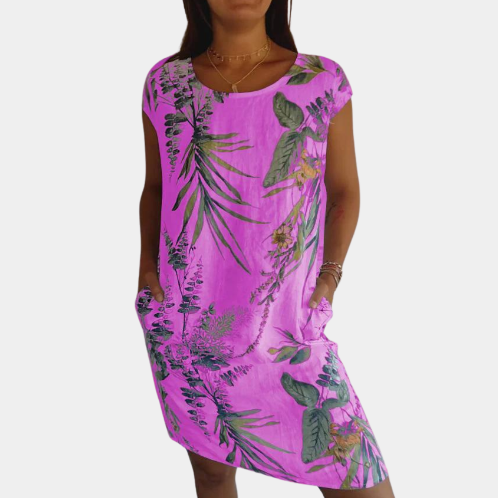Variant image for Women's Summer Dress White Size M Cotton-13
