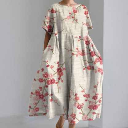 Variant image for Women's Casual Dress Yellow Size M Cotton-6