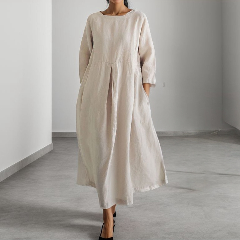 Variant image for Women's Summer Dress Apricot Size M Cotton-6