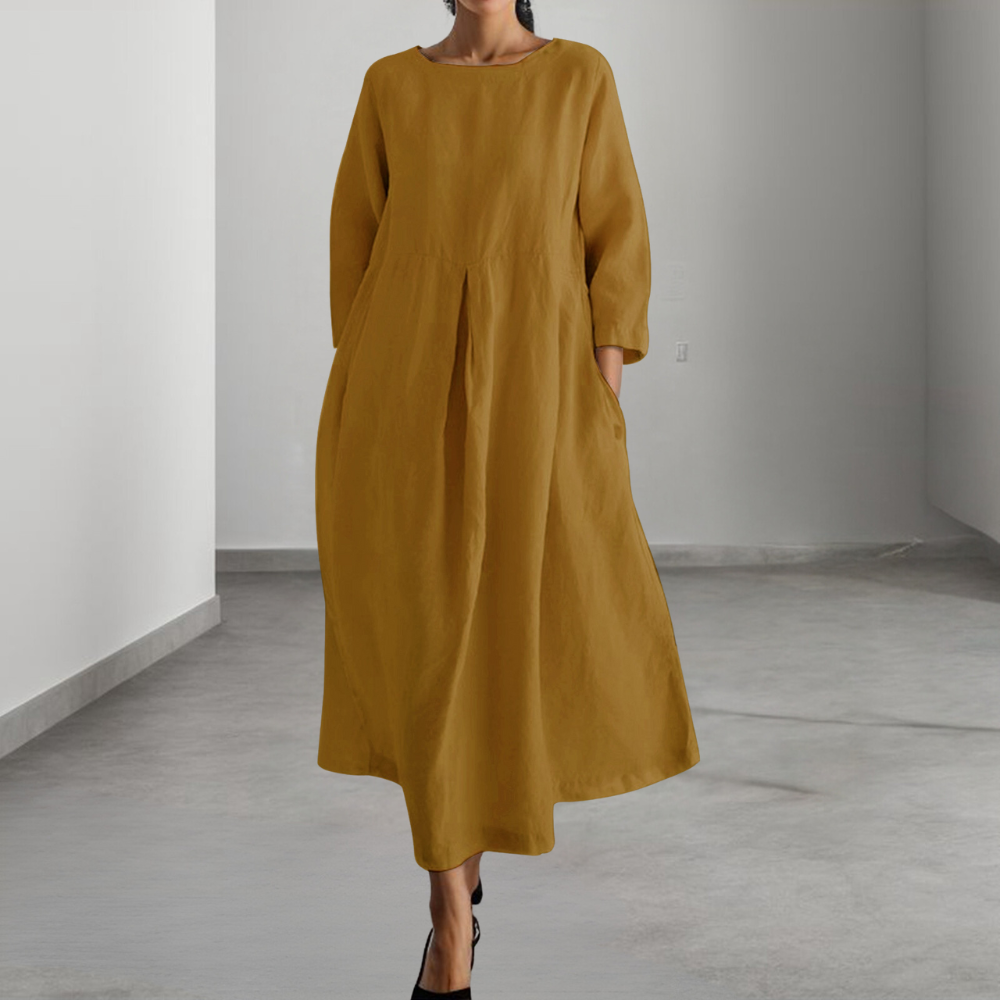 Variant image for Women's Summer Dress Apricot Size M Cotton-1