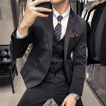 Variant image for Nikola - Luxury Three-Part Men's Suit Set for Comfort, Style & Versatility-11