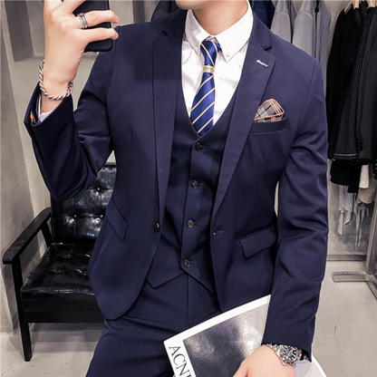 Variant image for Nikola - Luxury Three-Part Men's Suit Set for Comfort, Style & Versatility-21