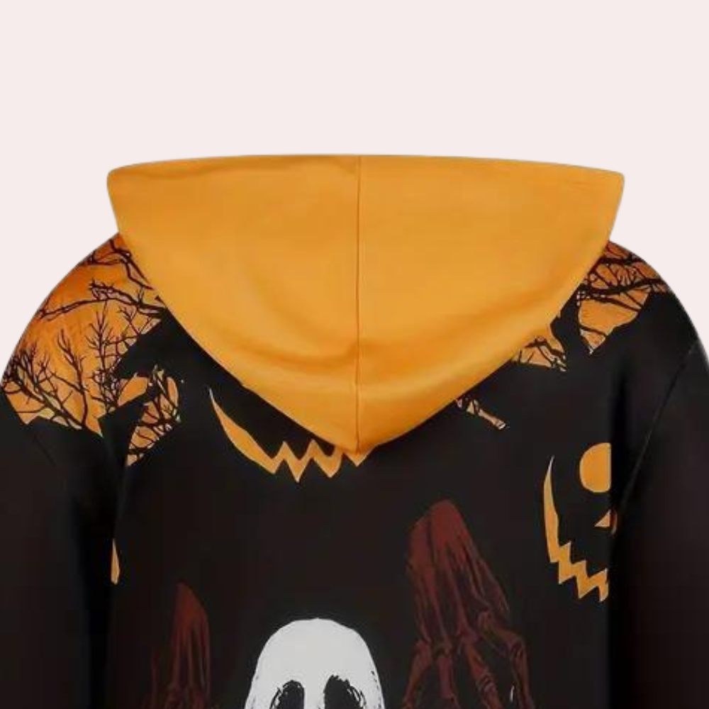 Women's Hoodie Dress Black Size M Cotton-5