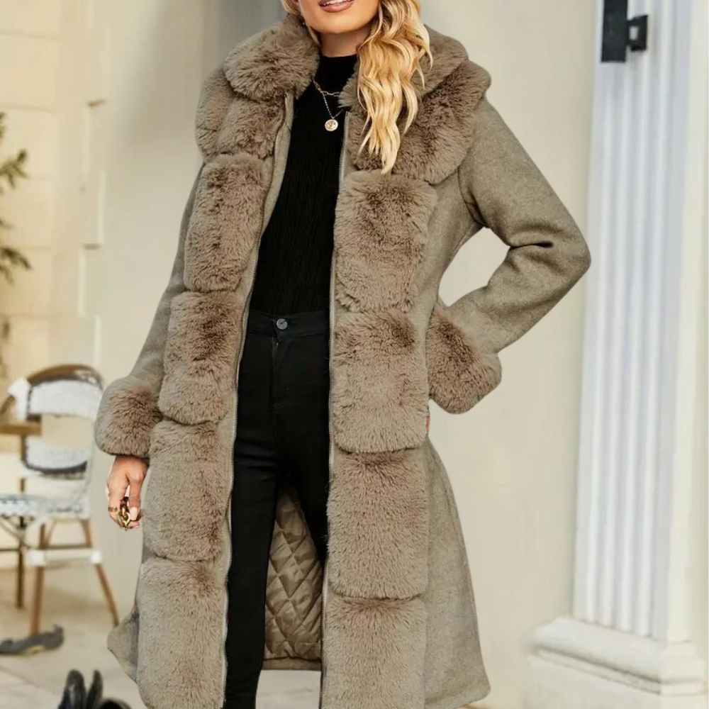 CHRISTINE - Luxurious Winter Plush Coat for Women 0