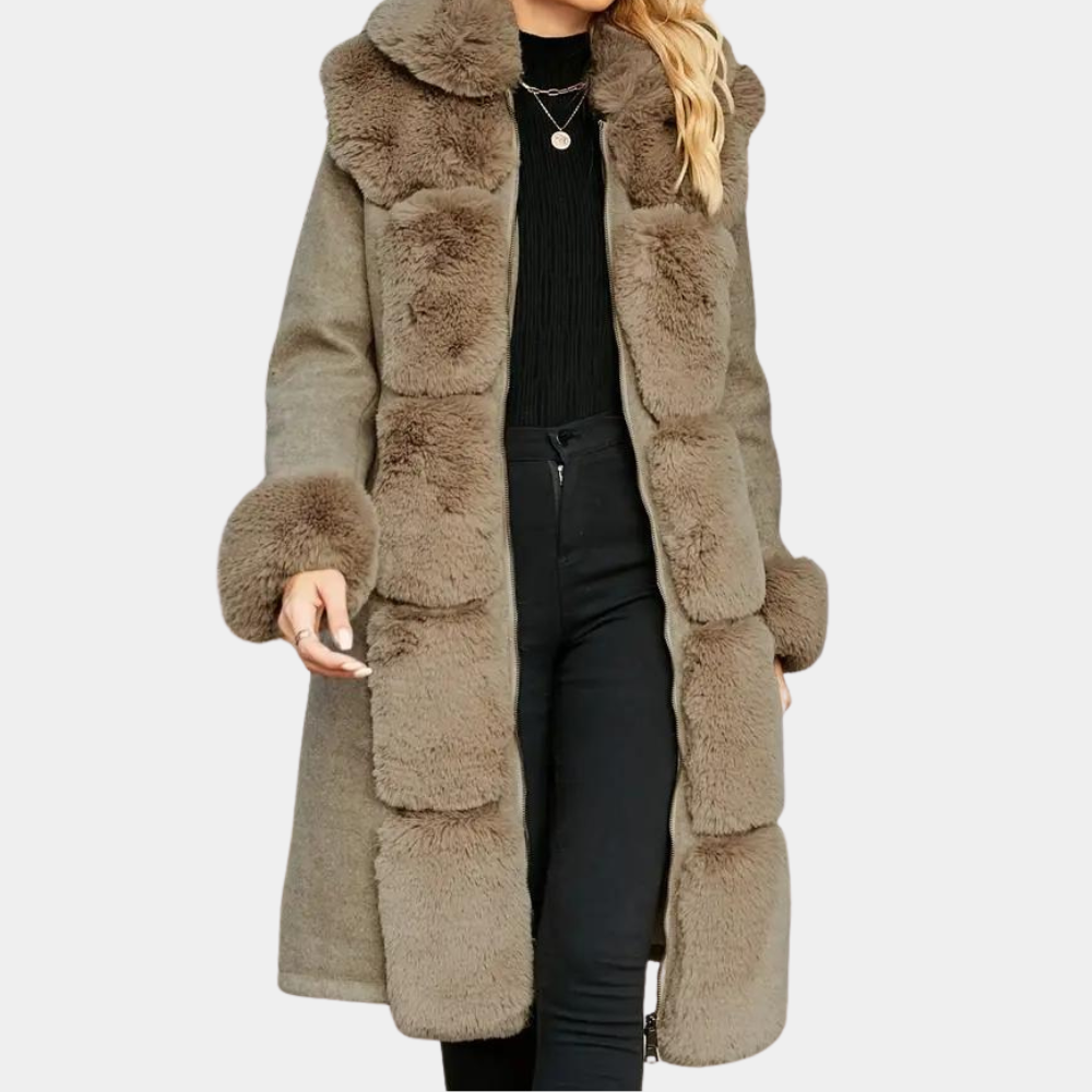 CHRISTINE - Luxurious Winter Plush Coat for Women 1
