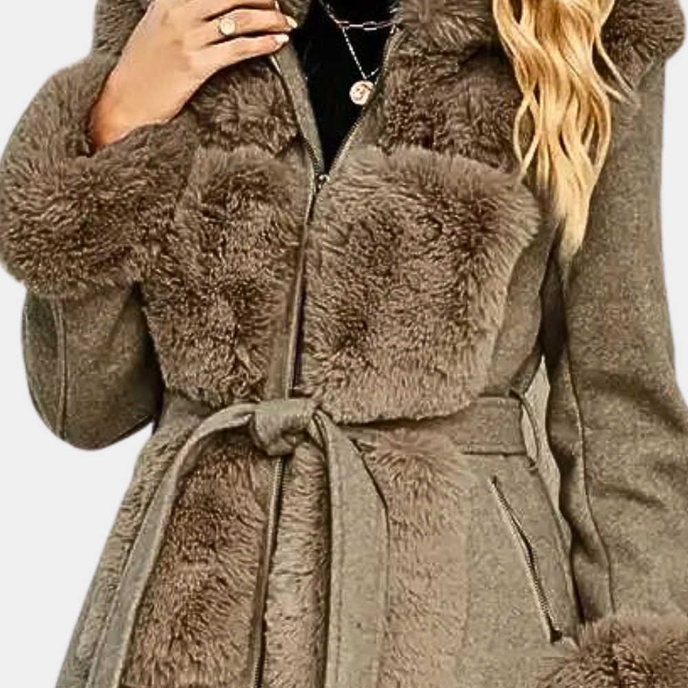 CHRISTINE - Luxurious Winter Plush Coat for Women 3