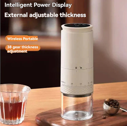 Cafexis | Versatile Rechargeable Electric Coffee Grinder with Adjustable Settings 4