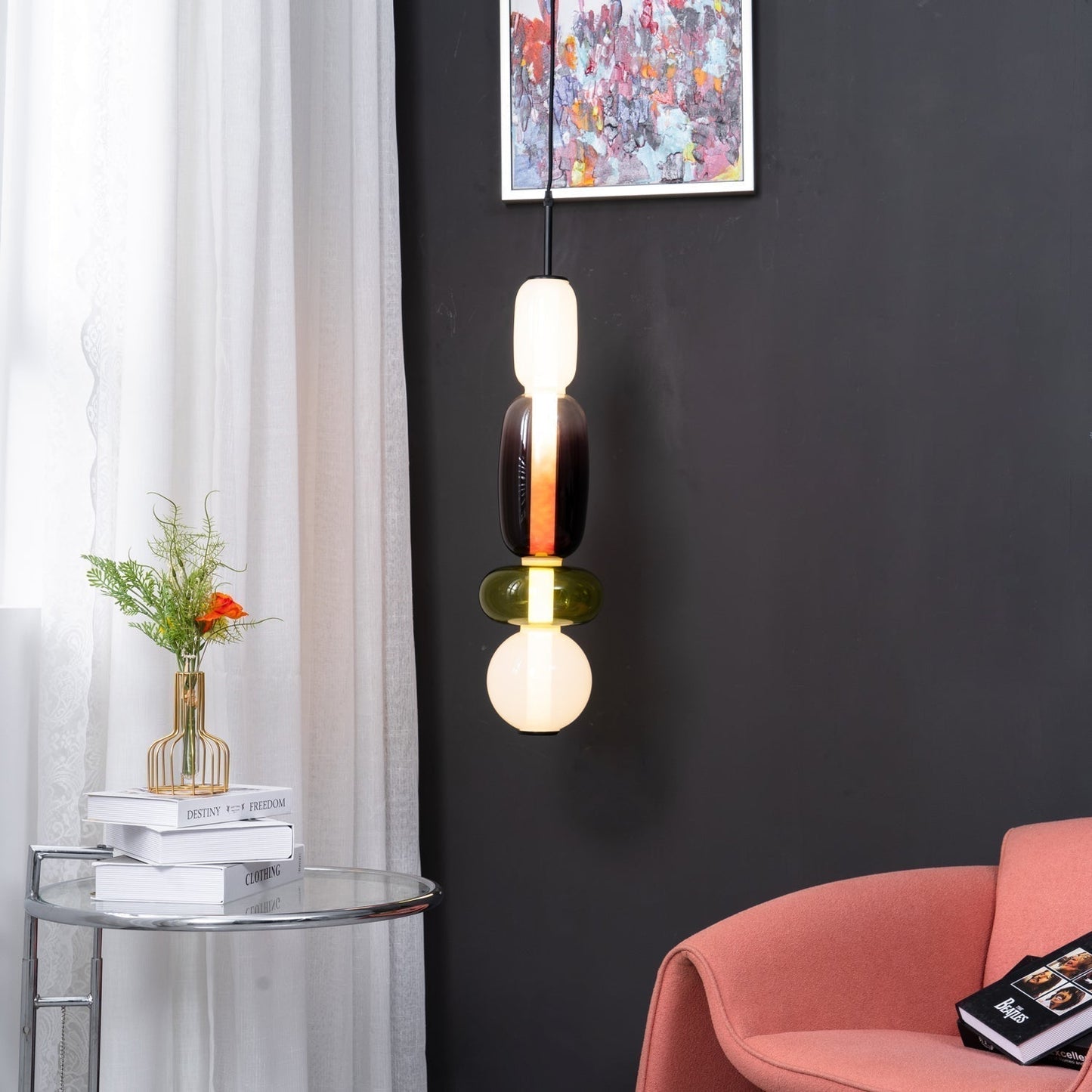 SugarFree - Elegant Glass Pendant