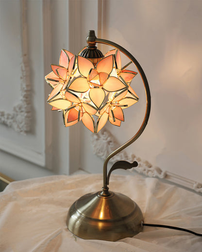 AuraLuxe - Capiz Table Lamp