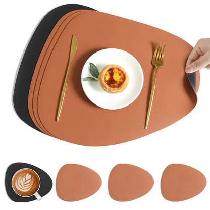CasaVerde | Faux Leather Placemats – Reversible Dining Set for Stylish Table Settings 10