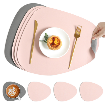 CasaVerde | Faux Leather Placemats – Reversible Dining Set for Stylish Table Settings 9