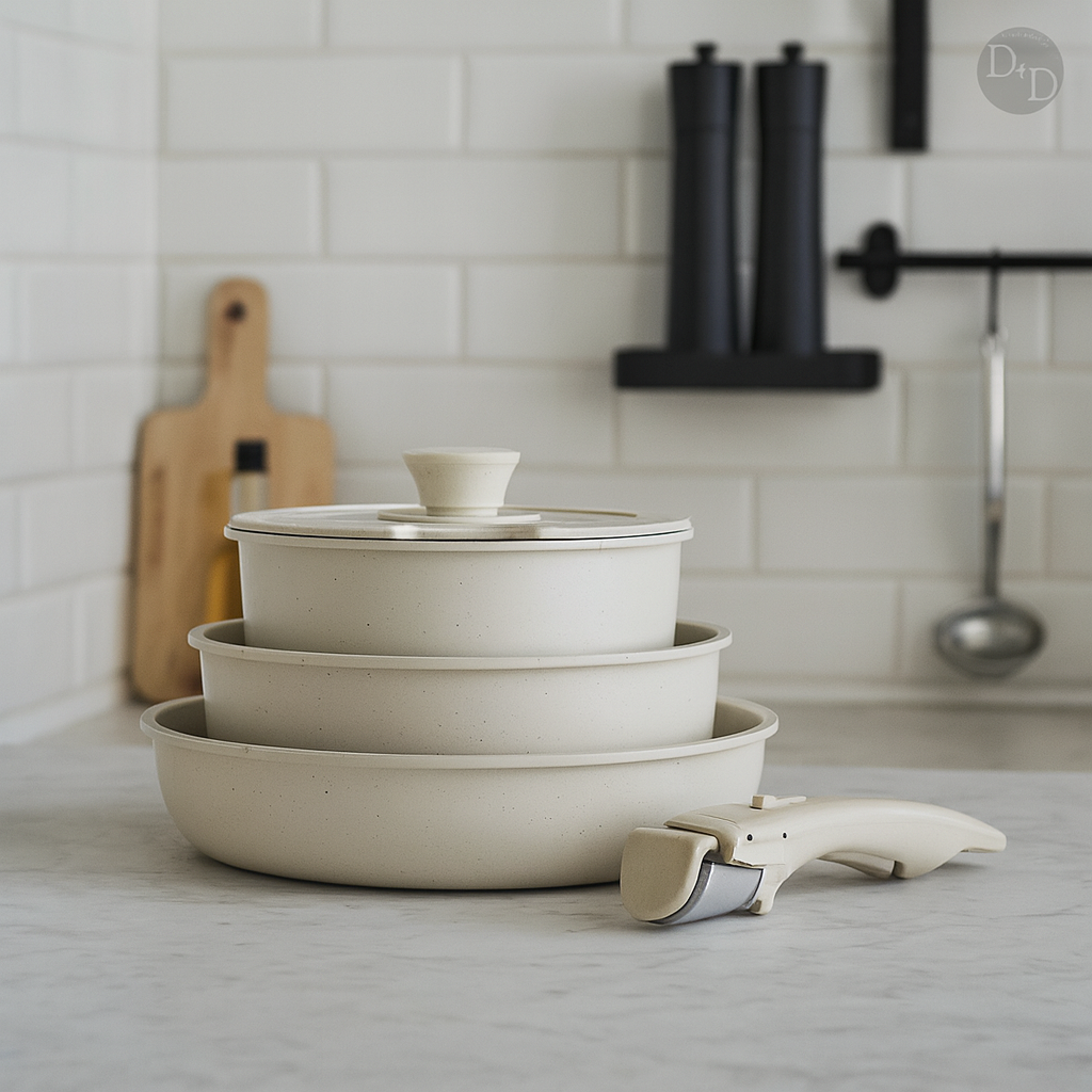 CeramiSpace | Efficient Non-Stick Cookware Set for Healthy Cooking 0