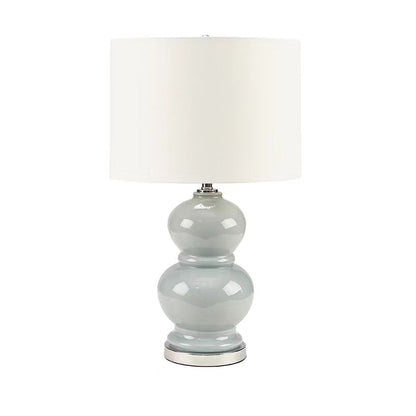 CeramicSphere - Table Lamp with Gourd-Inspired Shape and Cozy Radiance
