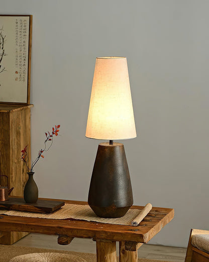 GlossyHaven - Ceramic Table Lamp