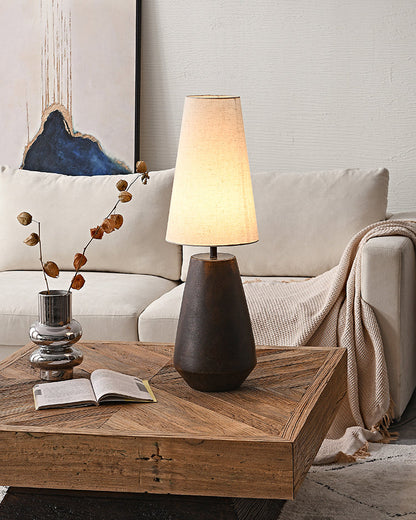 GlossyHaven - Ceramic Table Lamp