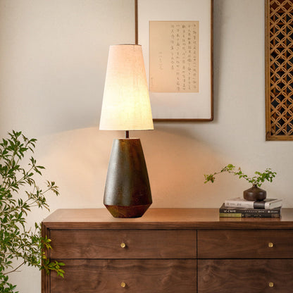 GlossyHaven - Ceramic Table Lamp