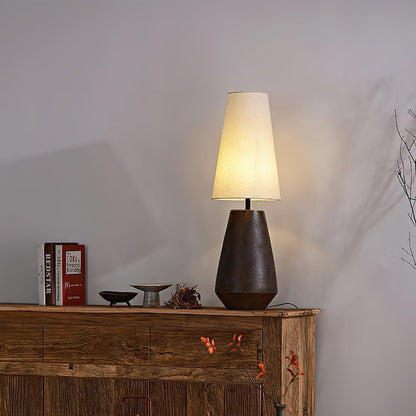 GlossyHaven - Ceramic Table Lamp