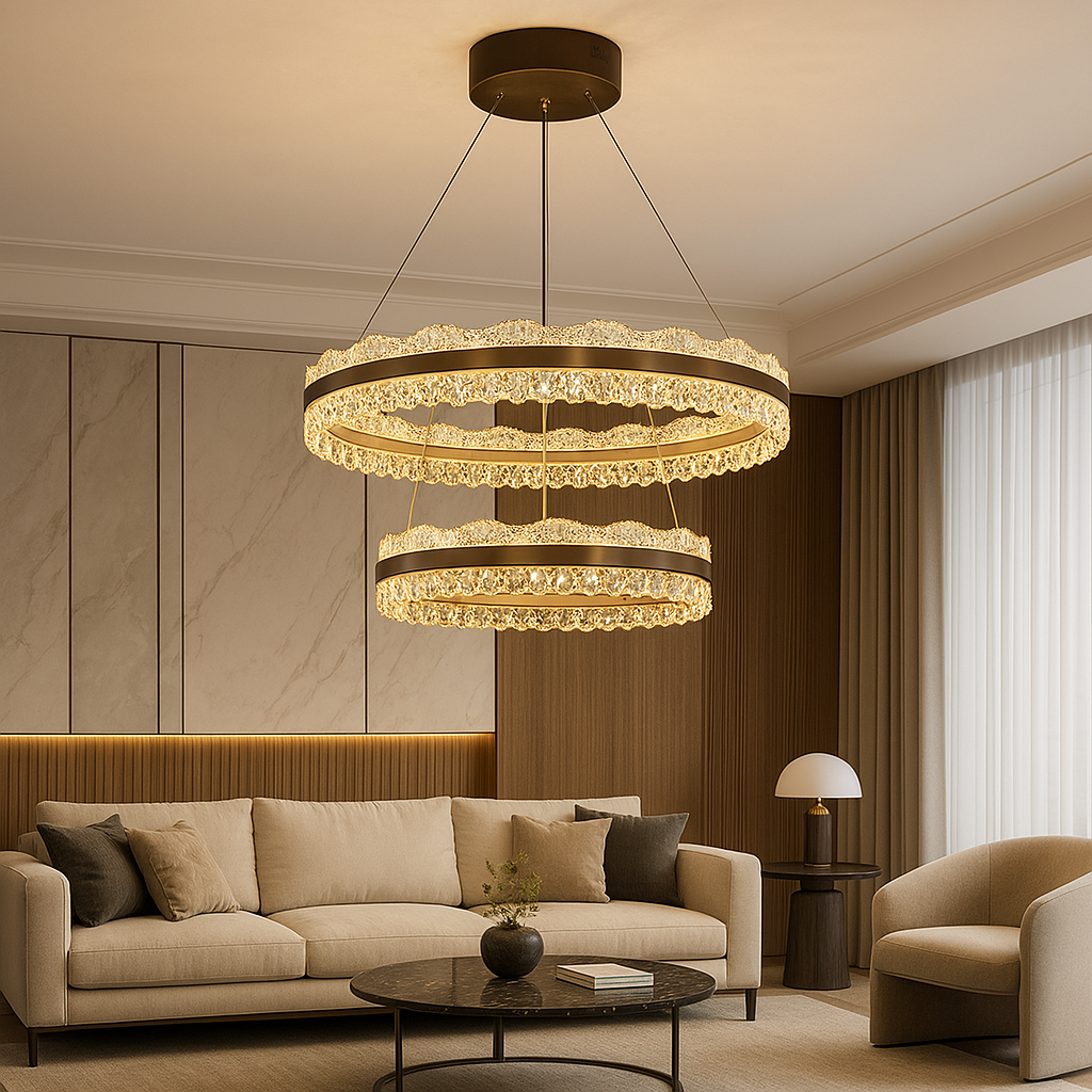 Chandelier with 2 layers 0