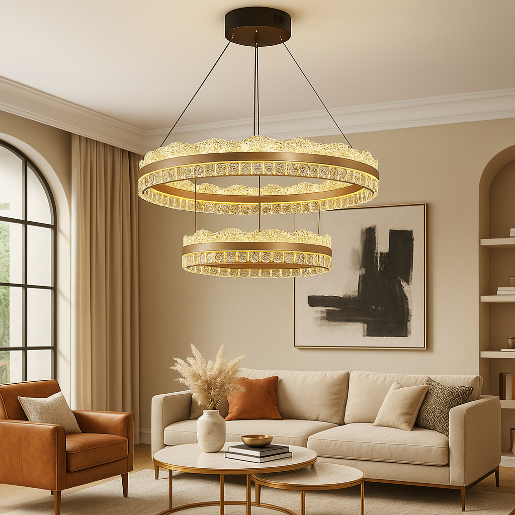 Chandelier with 2 layers 1