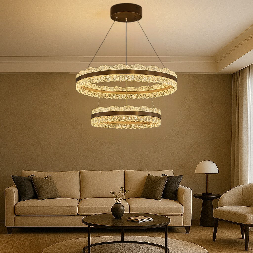 Chandelier with 2 layers 2