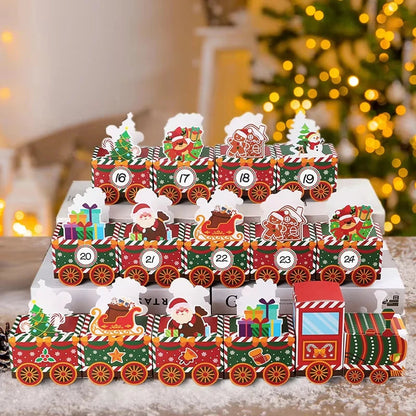 CheerfulBoxes | Creative Fun Advent Calendar for Kids with 24 Festive Designs 0