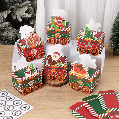 CheerfulBoxes | Creative Fun Advent Calendar for Kids with 24 Festive Designs 3