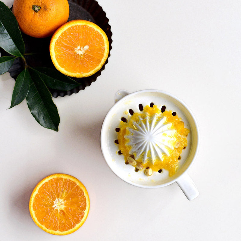 CitrusWave | Elegant Ceramic Hand Juicer for Fresh Lemon and Orange Juice 5