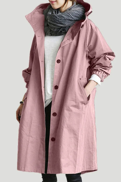Clara | Stylish Relaxed Fit Oversized Trench Coat with Hood for Women 7