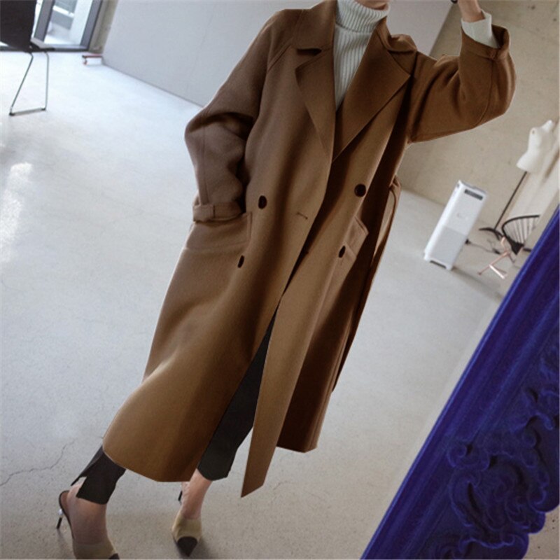 Clara | Stylish Tailored Longline Coat with Oversized Lapels for Women 2