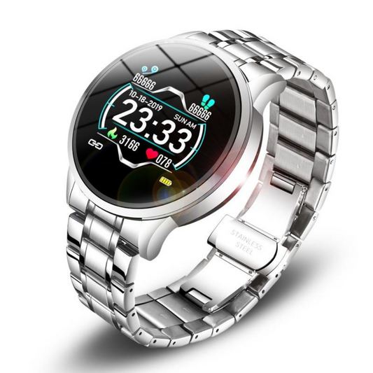 Classic Smartwatch with Health Tracking, Notifications, and Water Resistance – Elegant Design 0