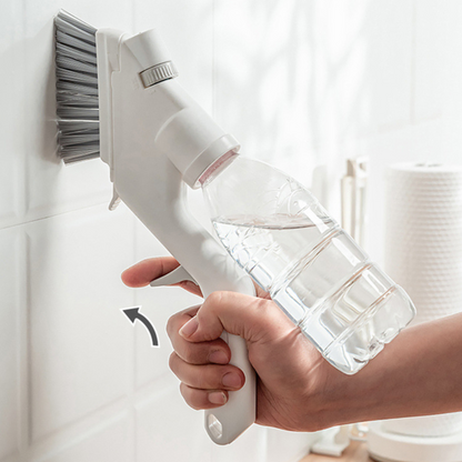 CleanSweep | Efficient Ergonomic Bathroom Tile Scrubber with Soap Dispenser 2