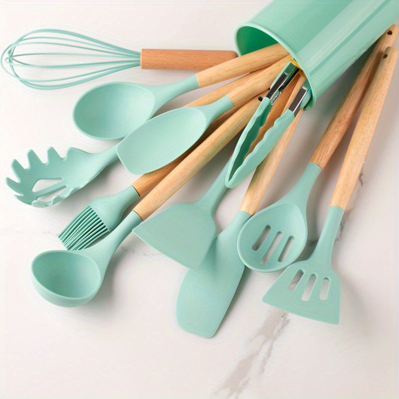 CookEase | Silicone Kitchen Utensil Set – Non-Stick Cooking Tools for Everyday Use 4