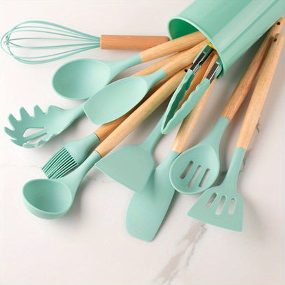 CookEase | Silicone Kitchen Utensil Set – Non-Stick Cooking Tools for Everyday Use 4