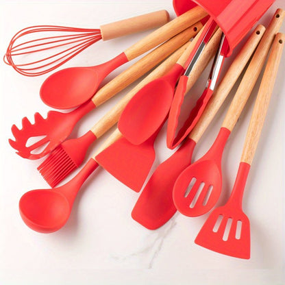 CookEase | Silicone Kitchen Utensil Set – Non-Stick Cooking Tools for Everyday Use 6