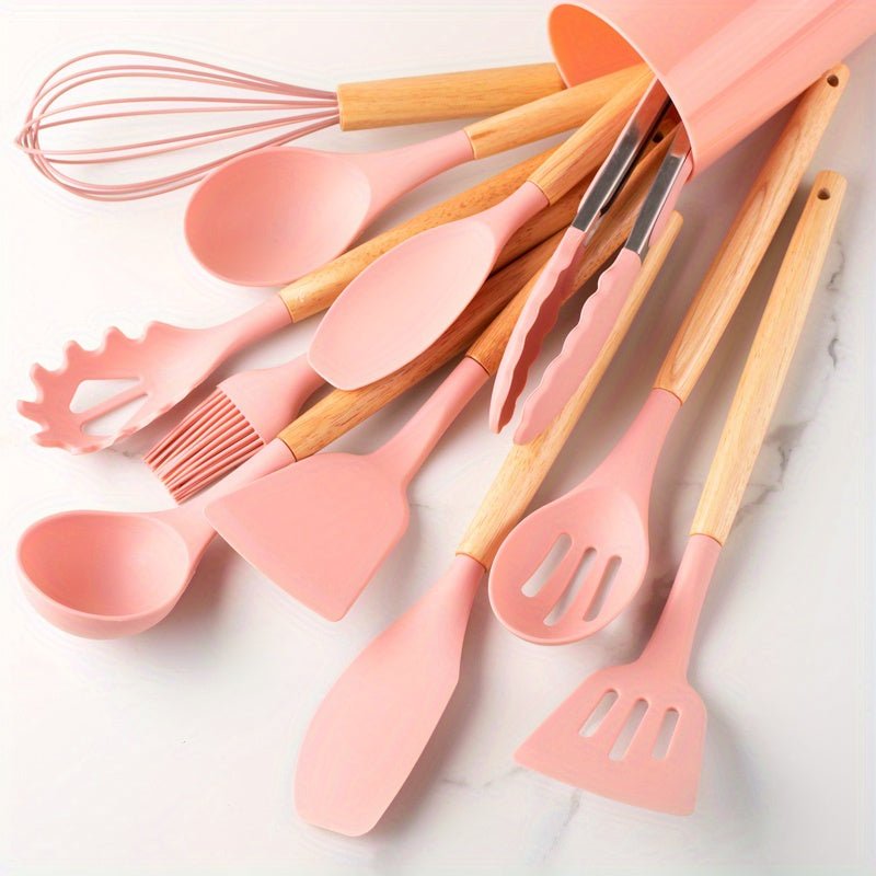 CookEase | Silicone Kitchen Utensil Set – Non-Stick Cooking Tools for Everyday Use 7